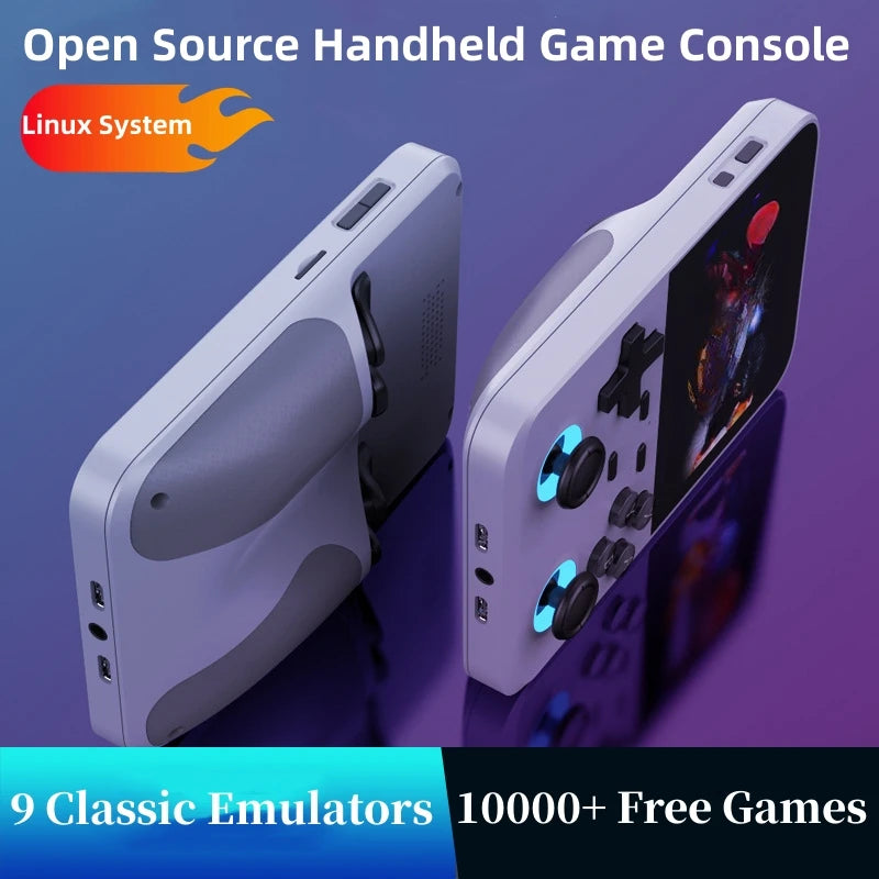 D007 Plus/ X6 3.5 Inch IPS Screen Handheld Game Players Dual Joystick 10000+ Game Retro Devices Portable Game Consoles