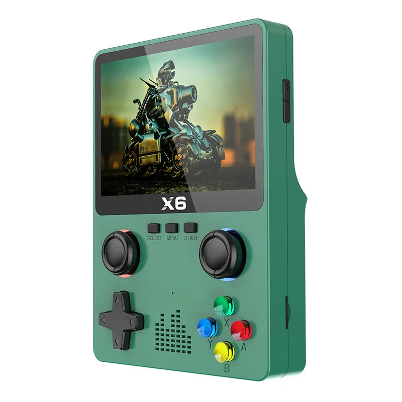 D007 Plus/ X6 3.5 Inch IPS Screen Handheld Game Players Dual Joystick 10000+ Game Retro Devices Portable Game Consoles